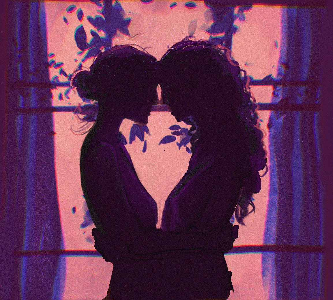 punkleos's tweet image. im obsessed with this one shot from euphoria so I had to draw it, as a way of honouring it somehow idk. 
Hunter Schafer and Zendaya make this whole show