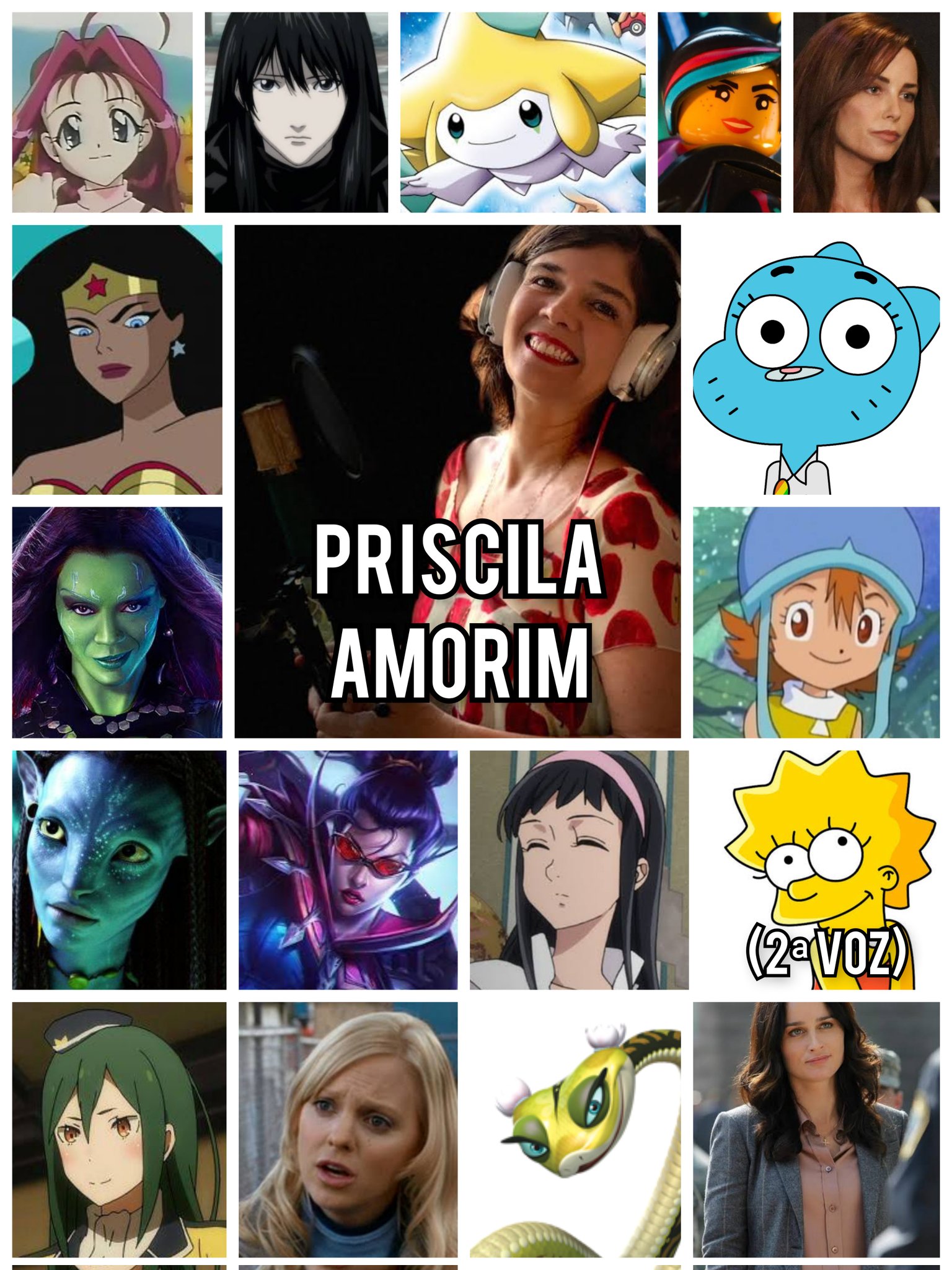 Personagens Com os Mesmos Dubladores! on X: Uma das vozes mais