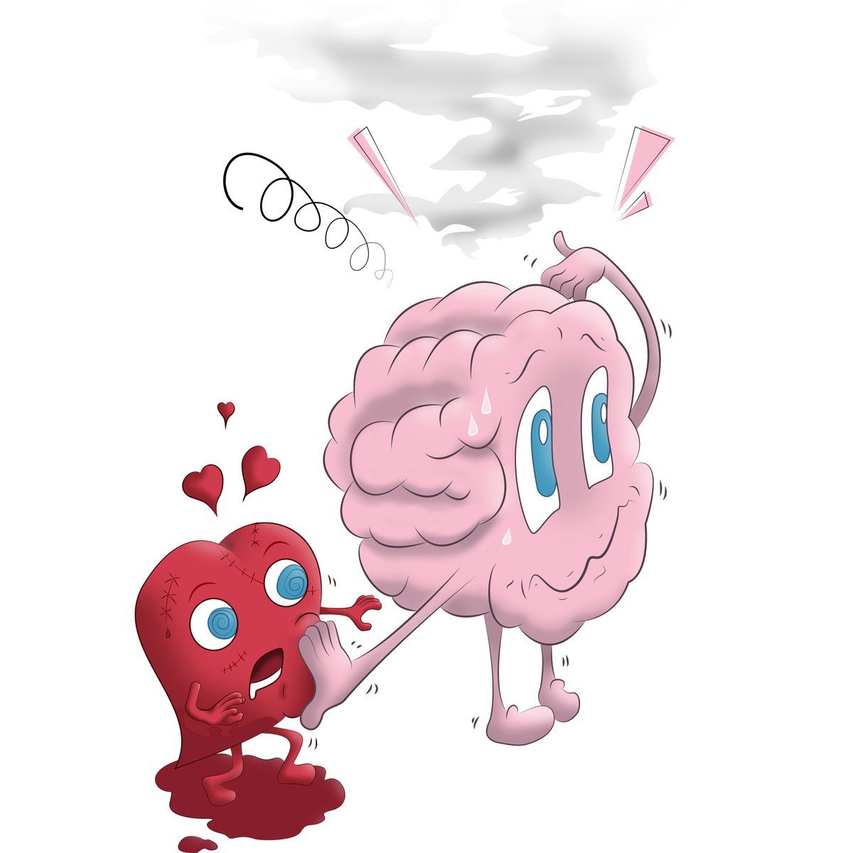 EcseGen's tweet photo. If feel like this, is not there.

#burn #brain #heart #love #dislove #cant #draw #artwork #original #digital #ilustrator #hurts #pain #suffer #smoke #shy #notthere #brainvsheart #heartvsbrain #versus #problems #fuckthat #run #betterrun #credits https://t.co/a6oJcsVzhu