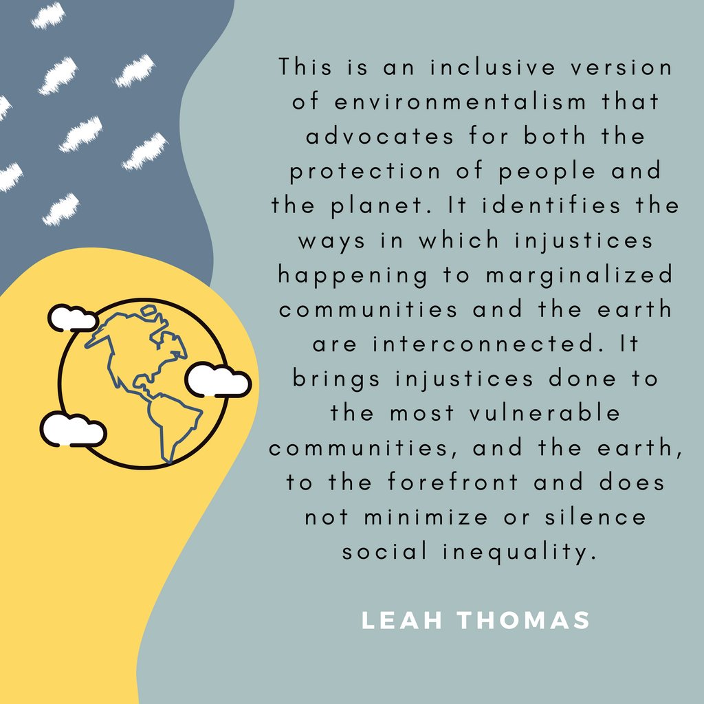 ClimateCost's tweet image. We must strive for intersectional environmentalism, and dismantle racism in the climate movement!

#BLM #blacklivesmatter #environmentaljustice