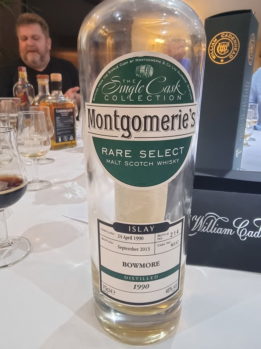 TheWhiskyNovice's tweet photo. Had an amazing time at @CapitalWhisky 's first ever tasting on Thursday night with the always incredible @ColinDunnWhisky 

Line up of:
1965 Springbank
One of the 1st ever UK Yamazaki 18s
1980 Dailuaine
Mortlach 26
Lagavulin Offerman prototype

(And a few others) https://t.co/XN7m9joLGQ