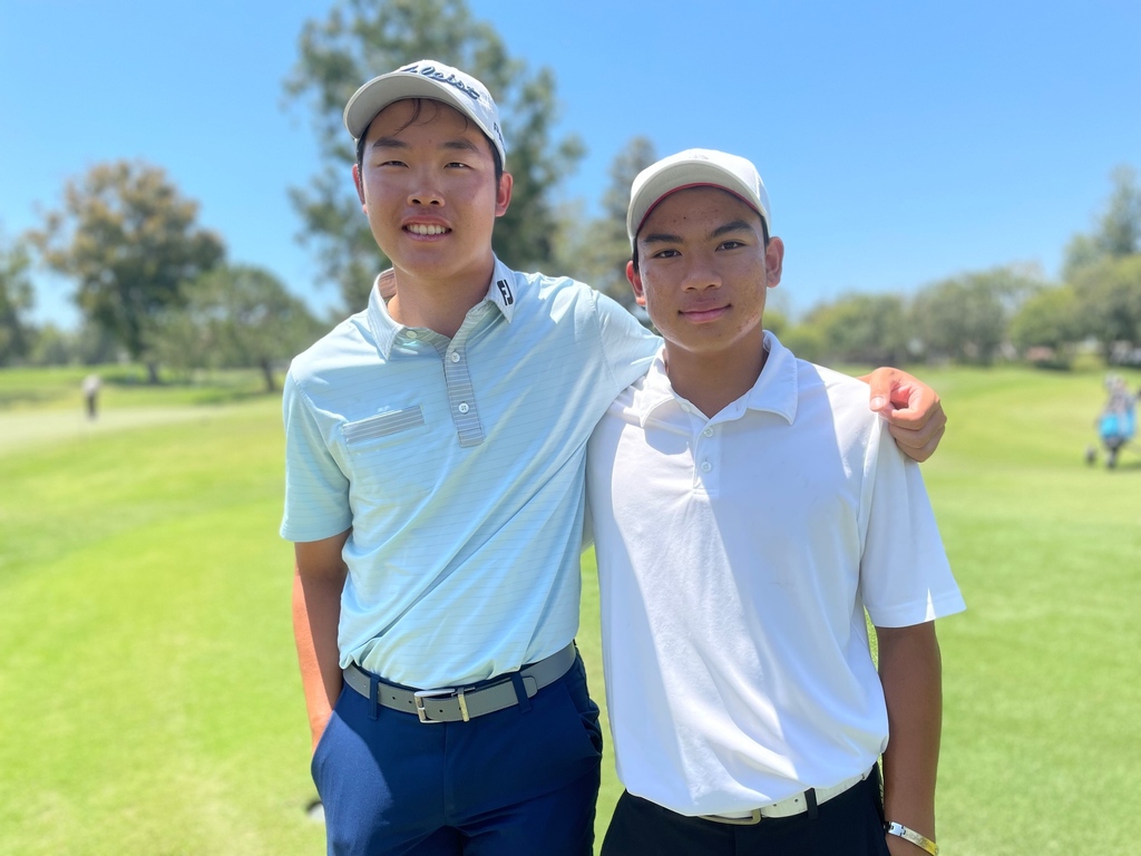 scgajunior's tweet photo. Swipe for the buddy pic 👉😍

Scholars Evan Chien and Jetty Sivongsay made the cut at the #SCGAAM and are through to the weekend ⛳ #ScholarSuccess

Follow along here: https://t.co/9nf4j8G39o

@thescga @evanchiengolf @uclamensgolf https://t.co/NQ6pkNFUPK