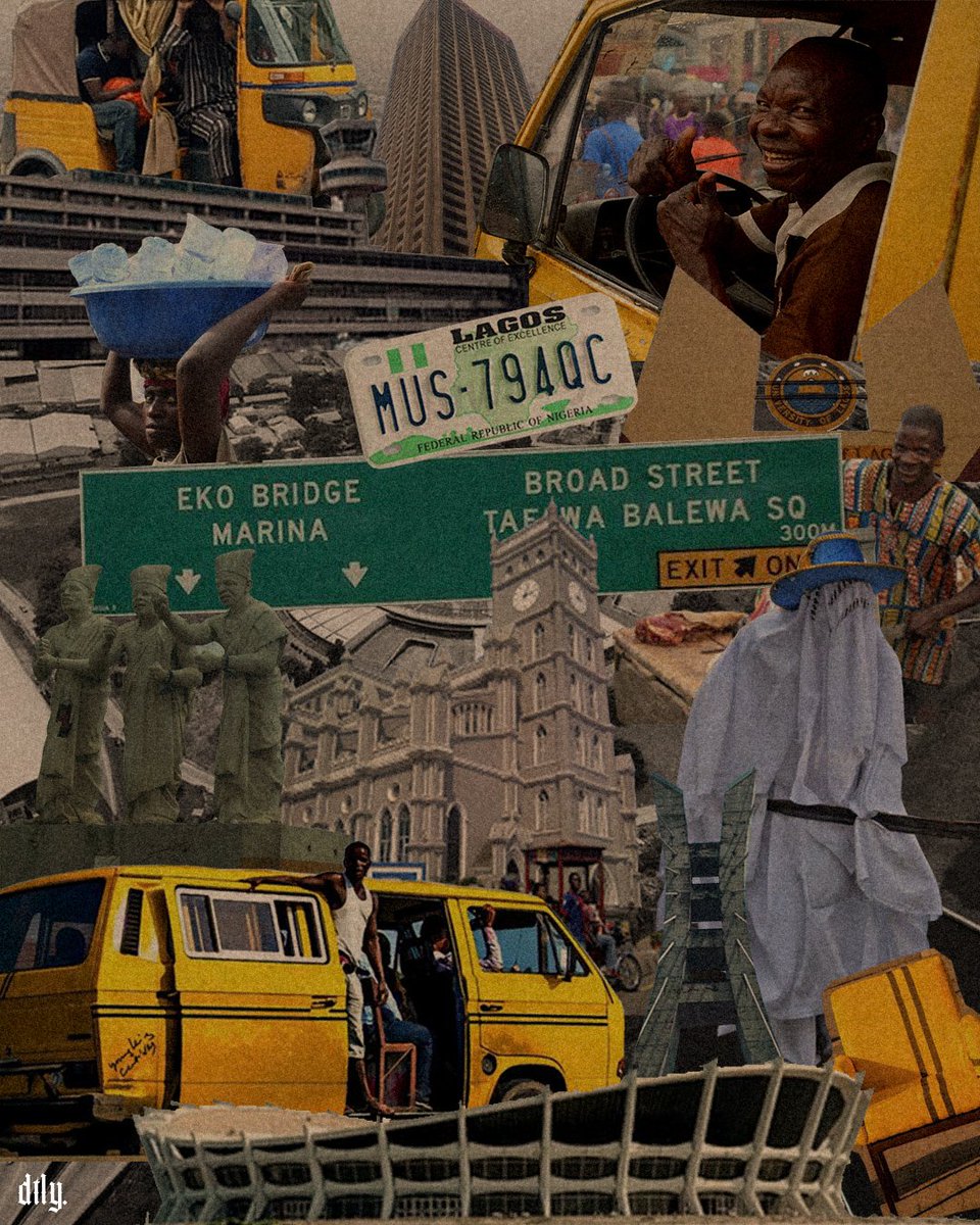 dtlyyyy's tweet image. Lagos collage,by me.