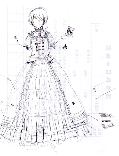 衣装デザインのtwitterイラスト検索結果