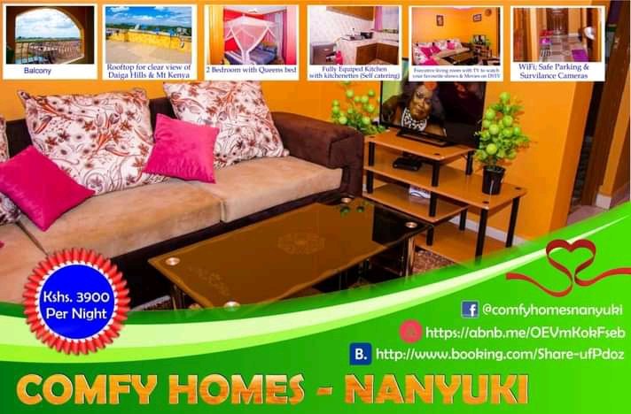 ComfyNanyuki's tweet photo. Weekends shouldn't be boring while in Nanyuki. Unwind, relax and have responsible fun at @ComfyHomes which gives you an atmosphere of a home far from home.
For reservations call/text/WhatsApp 0717477565/0737463097
#SabuliWildlifeConservancy
#MasculinitySaturday
Uhuru https://t.co/bqeGNkysZc