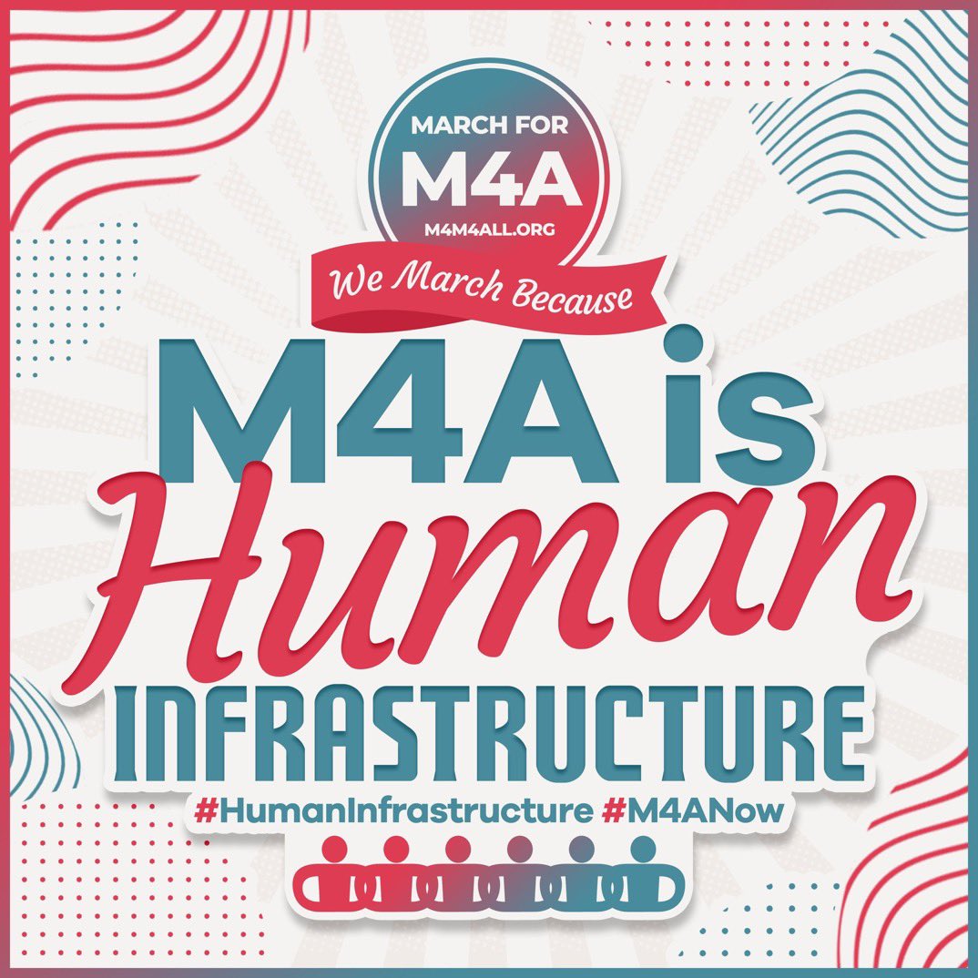 M4M4ALL's tweet image. With all this infrastructure talk, we think it’s a good time to remind people that we need to invest in #HumanInfrastructure. Right, @BernieSanders? #M4ANow