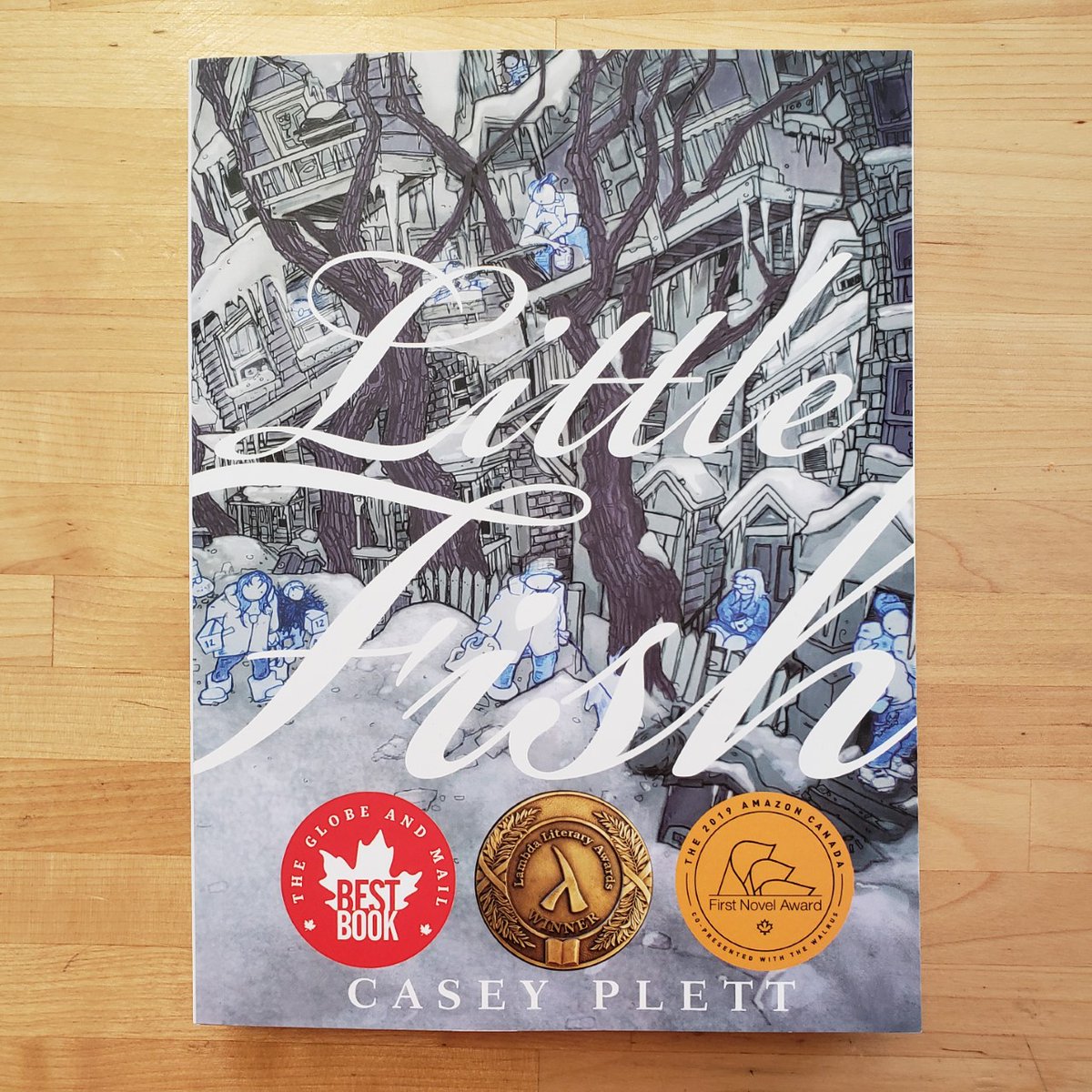 Jane is #NowReading: Little Fish by @caseyplett

This fantastic debut novel follows Wendy, a trans woman, as she grapples with the revelation that her grandfather may have been trans.

#staffrec of Liz, Evelyn, and Francis all this (and soon of Jane!) bit.ly/2UE01j2