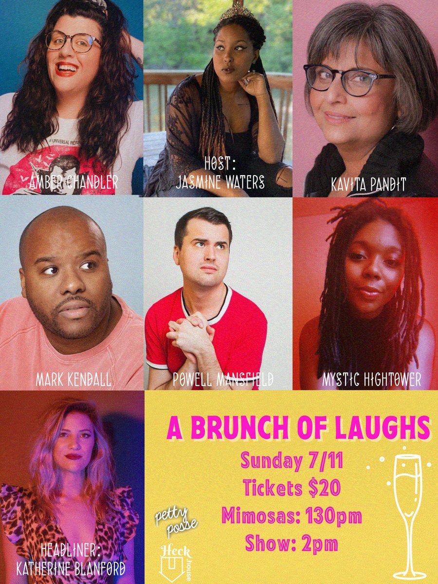 HeckHouseATL's tweet photo. Brunch with mimosa tomorrow? tickets on eventbrite or at door. #ATL #atlbrunch #atlcomedy #atlevent #atlstandup https://t.co/Iw8yoKF0AZ