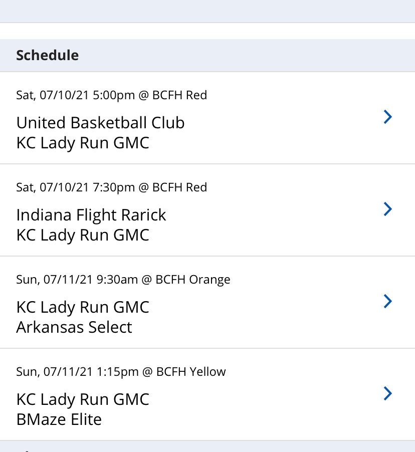 RunGMC2026Blue's tweet photo. KC Lady Run GMC 2026 Red in action today at GUAA Session II in Indianapolis. Playing 2026 division. Tip-off at 5pm EST vs. 2026 United Basketball Club Maryland. https://t.co/Ljs5dpwLEr