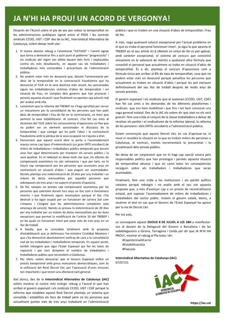 Interins/es i laborals en frau! tweet media