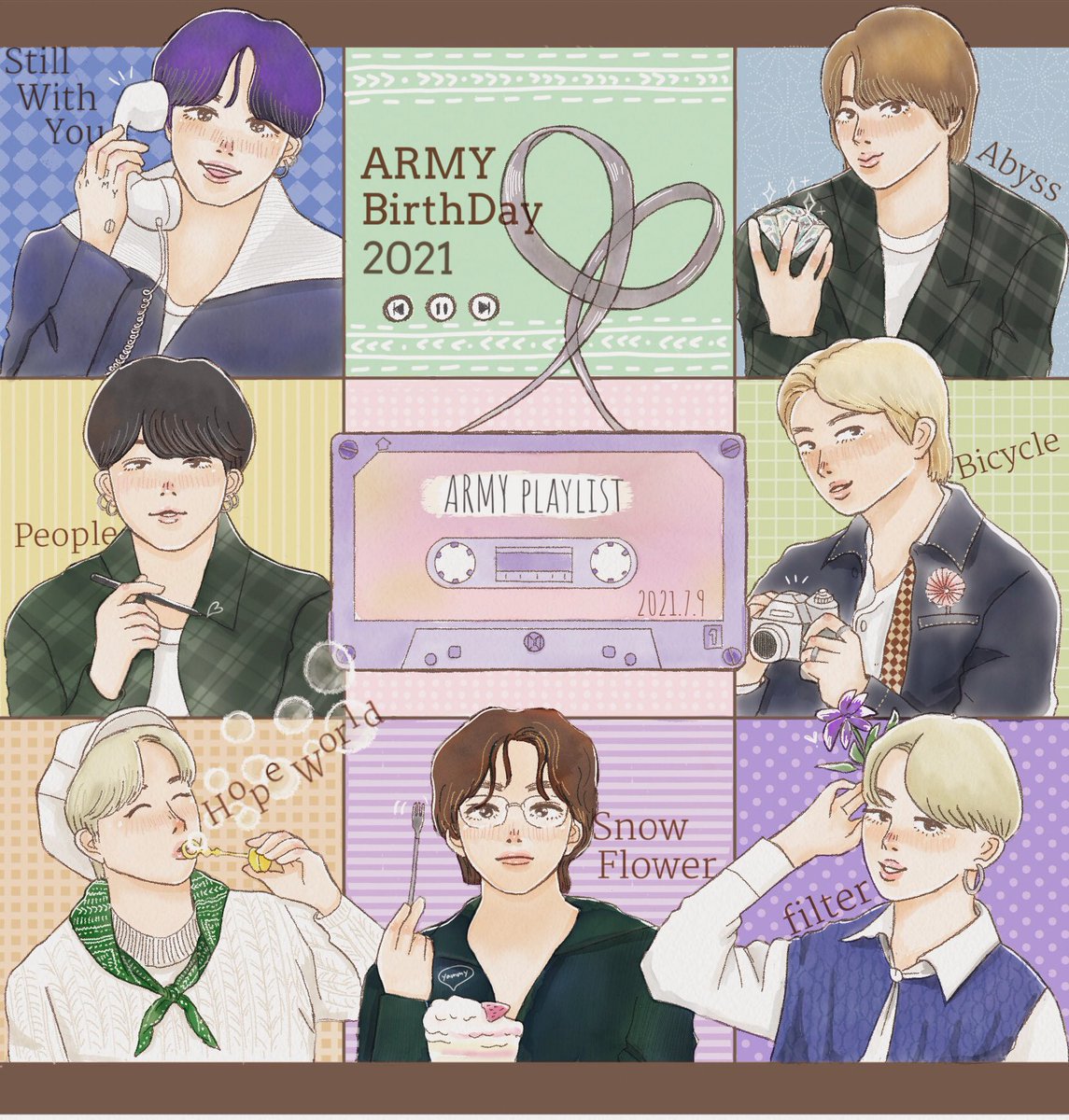 ARMY playlist🎧
#btsfanart
#BTSARMY 