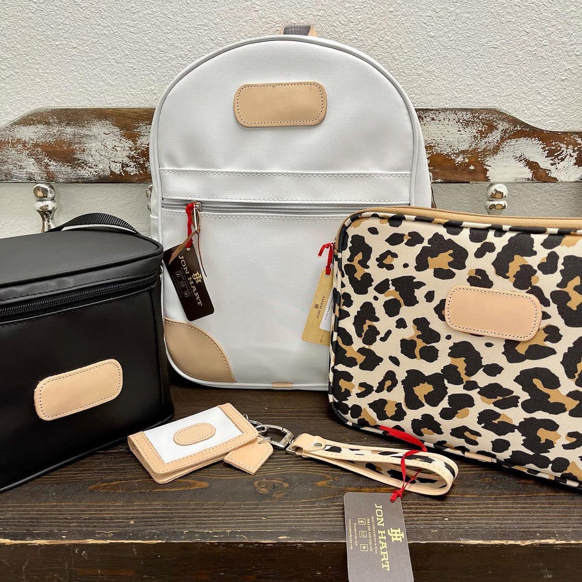 Jon Hart Backpack SALE! 🤍🖤

🌟 Regular Backpack ➡️ $122.40
🌟 Large Backpack ➡️ $184
🌟 Clear Backpack ➡️ $103.20

• ALL 20 canvas colors are available for the regular &amp; large backpack!
• 9 webbing colors available in the clear!!

Sale ends 7/11!! Message us or come see us!