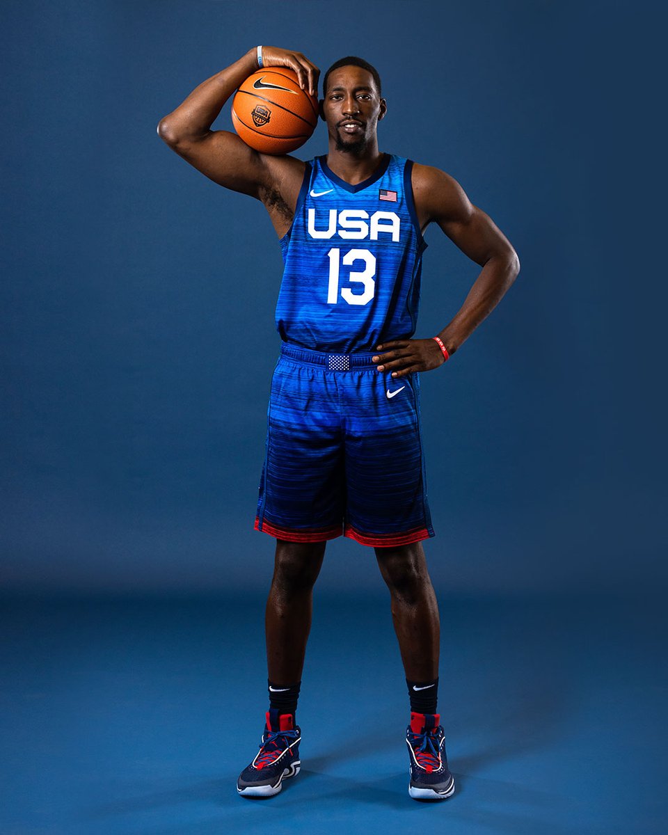 MiamiHEAT's tweet photo. Whichever one of y'all came up with 'Captain Bamerica' deserves a raise. s/o #HEATTwitter!

@Bam1of1 x @usabasketball https://t.co/7Ou8K8zIth