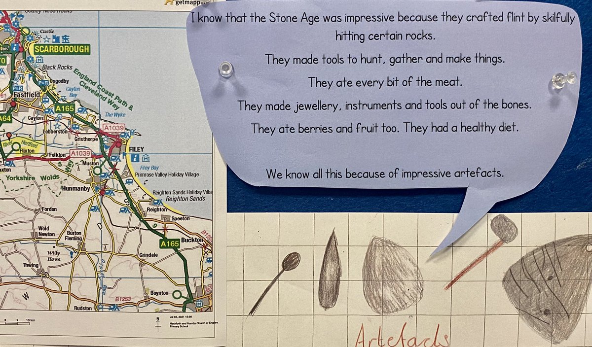 hackforthschool's tweet image. We made it to the end of the Stone Age. A lengthy enquiry! @1pukub @HistoryPrimary @Humanities2020 @Digimap4Schools #KS2