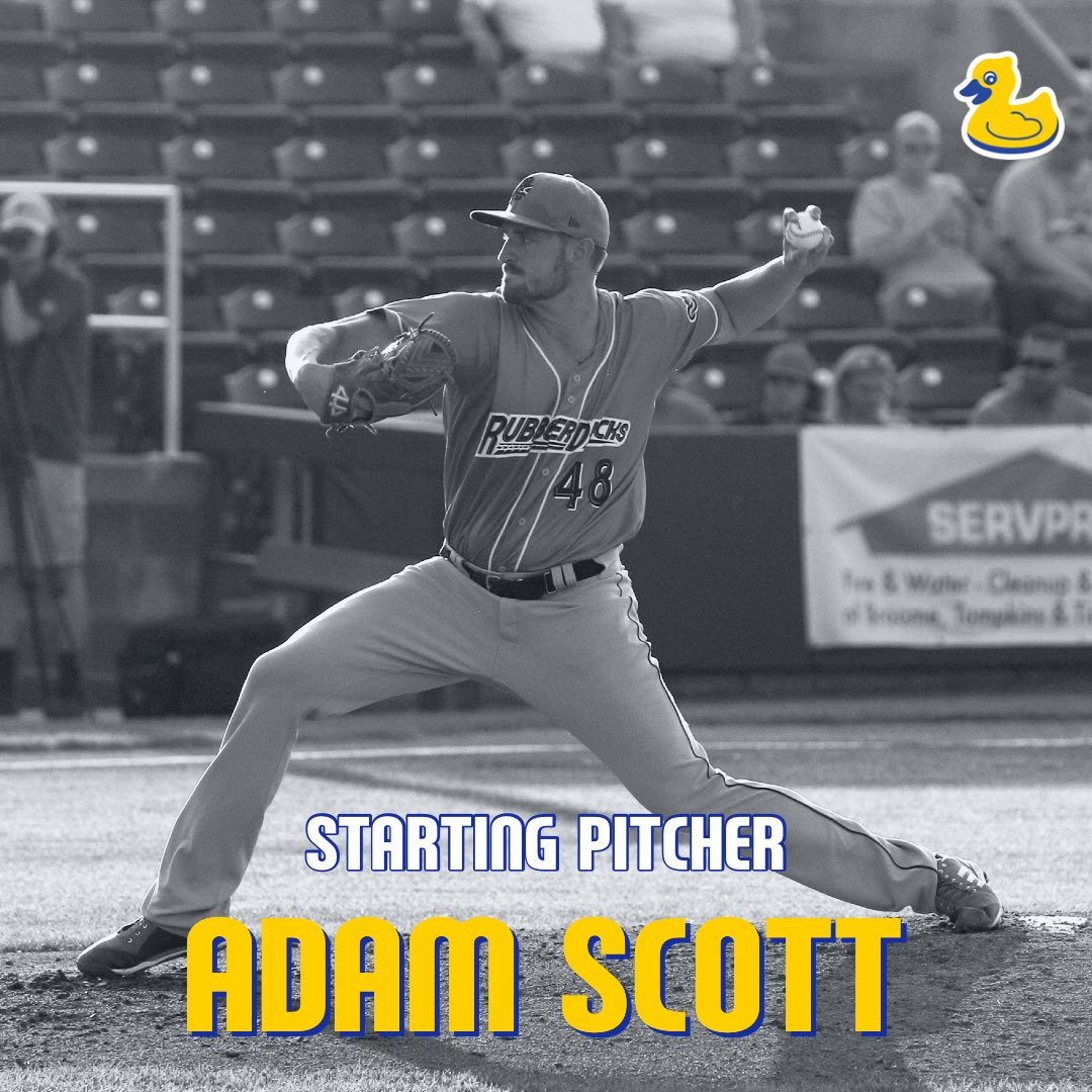 AkronRubberDuck's tweet photo. Adam Scott is back on the bump. 🐤 https://t.co/8JFff5Yvau