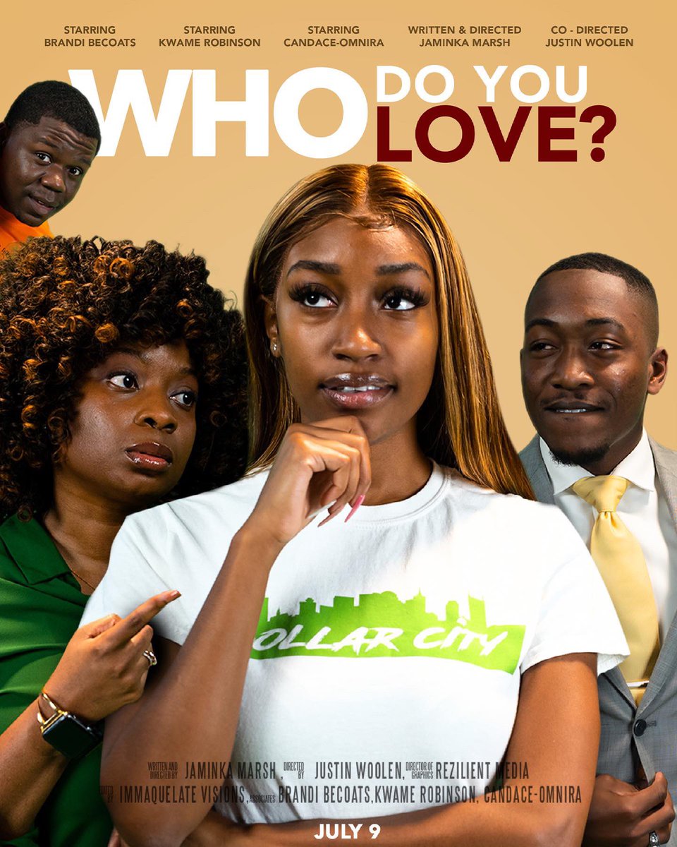 SupaStarSwagg's tweet photo. “Who Do You Love” written and directed by @sweetlikejam_  and co-directed by @justinwoolen31
.
.
Starring 🎭
 @thebrandaye @brandon_rob @Squikee @supastarswagg @ohsaycandace —> LINK: https://t.co/9gN5wJFi4S  | Check Us Out. https://t.co/RvhcOLGxRX