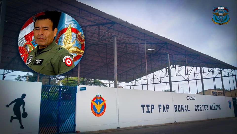 fapperu's tweet photo. Desde hoy, el coliseo y piscina de entrenamiento del Instituto Tecnológico Aeronáutico #ESOFA llevan los nombres de nuestros valerosos aviadores, TIP FAP Ronal Cortéz Miñope y TC1 FAP Nicolás Estrada Orejón, quienes fallecieron llevando ayuda a zonas alejadas de la Amazonia. https://t.co/KCnlWelbsc