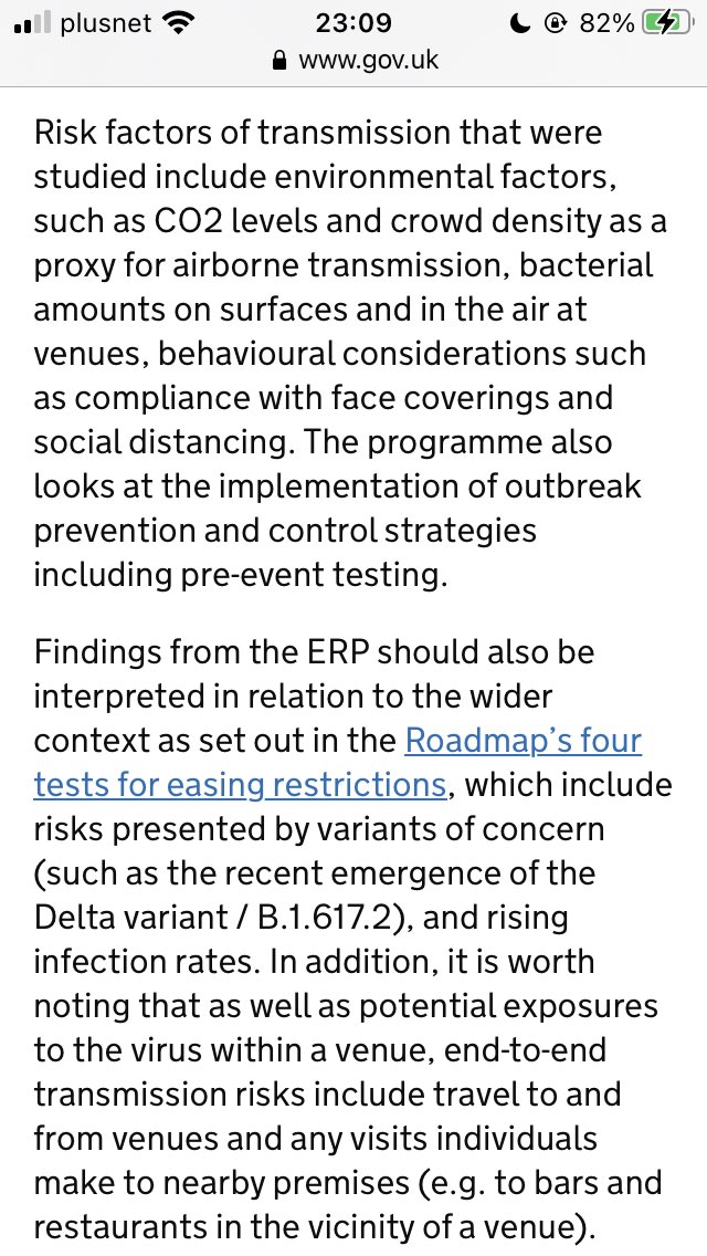 @ReicherStephen @WiseGrandma2 Interesting that govt used co2 measurement in their pilot events research pilots as a proxy for assessing ventilation and risk.