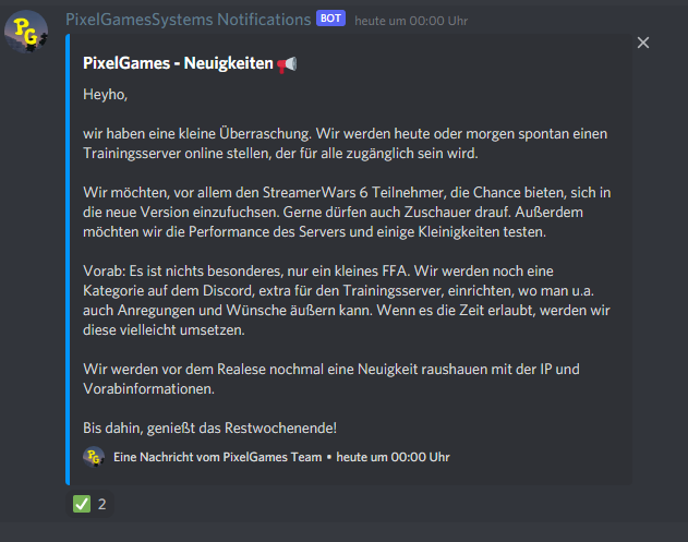PGamesnet's tweet image. Überraschung: Wir werden jetzt demnächst einen kleinen Trainingsserver online stellen:  #minecraft #minecraftde #twitch #twitchde