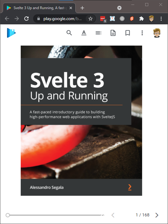 el3um4s's tweet image. Just bought a new book, #Svelte3 Up and Running by @ItalyPaleAle
After some weeks experimenting it's time to study the theory
link: play.google.com/store/books/de…
#svelte #typescript #electron #indiedev #webdeveloper