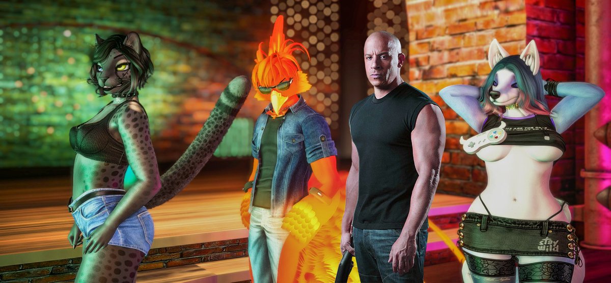 ROFProductions's tweet photo. Second Life is nothing without Family.

Taken at @the_iyc 

Featuring @RemiJCrowley and @SelenaWinglynx 

And @vindiesel https://t.co/ronsfJa5G2