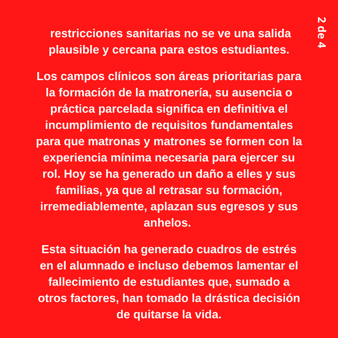 ChileMatrones's tweet photo. DECLARACIÓN PÚBLICA /El Colegio de Matronas y Matrones quiere expresar su profunda preocupación por la situación que están atravesando miles de estudiantes de Obstetricia, así como también de otras profesiones de la salud, ante la falta de campos clínicos. https://t.co/Bn66g6PhhN https://t.co/TBo9sBYXcG