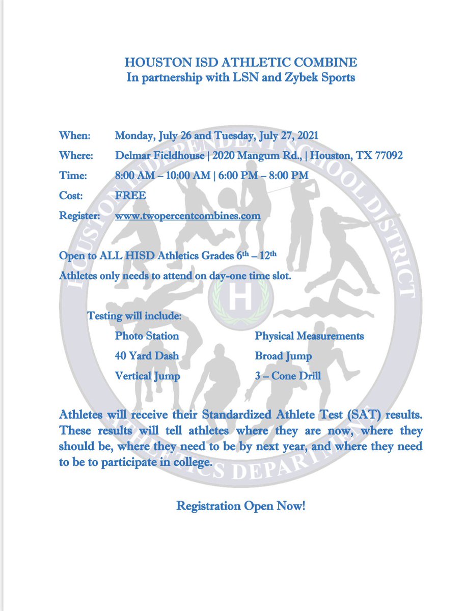 Great opportunity to see where you are! and where you need to be! ALL SPORTS!!! ALL ATHLETES!!! 
<a href="/FootballHeights/">Heights Bulldogs Football</a> <a href="/ghostofheights/">Heights High School</a> <a href="/Heights_PTO/">Heights High School PTO</a> <a href="/AndreWalkerI/">Andre' Walker, CMAA, TAAC</a> <a href="/SoftballHeights/">Heights Bulldog Softball</a> <a href="/BulldogsBaseba1/">Bulldogs Baseball</a> <a href="/HsHeight/">Houston Heights HS Boys Basketball</a> <a href="/HeightsW/">Heights HS Wrestling</a> <a href="/girls_heights/">Heights Girl's Golf</a> <a href="/BoysHeights/">Heights Varsity Boys Soccer</a> <a href="/mr_ijusworkhere/">The King of Recess</a> <a href="/HeightsGBBall/">Lady Bulldogs</a>