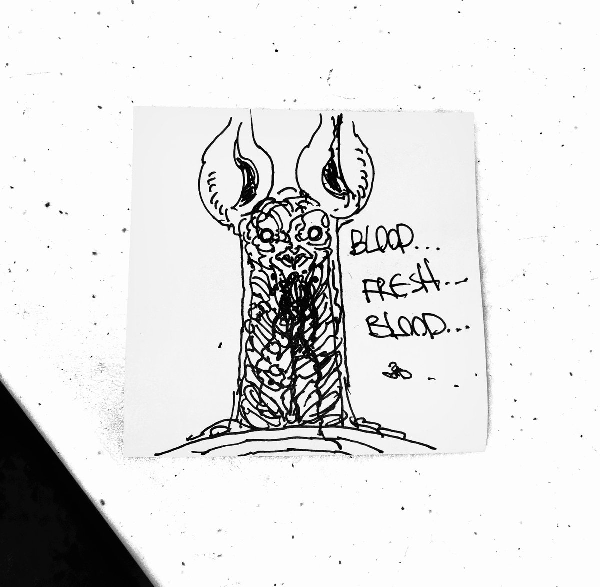 Dracüla post-it 