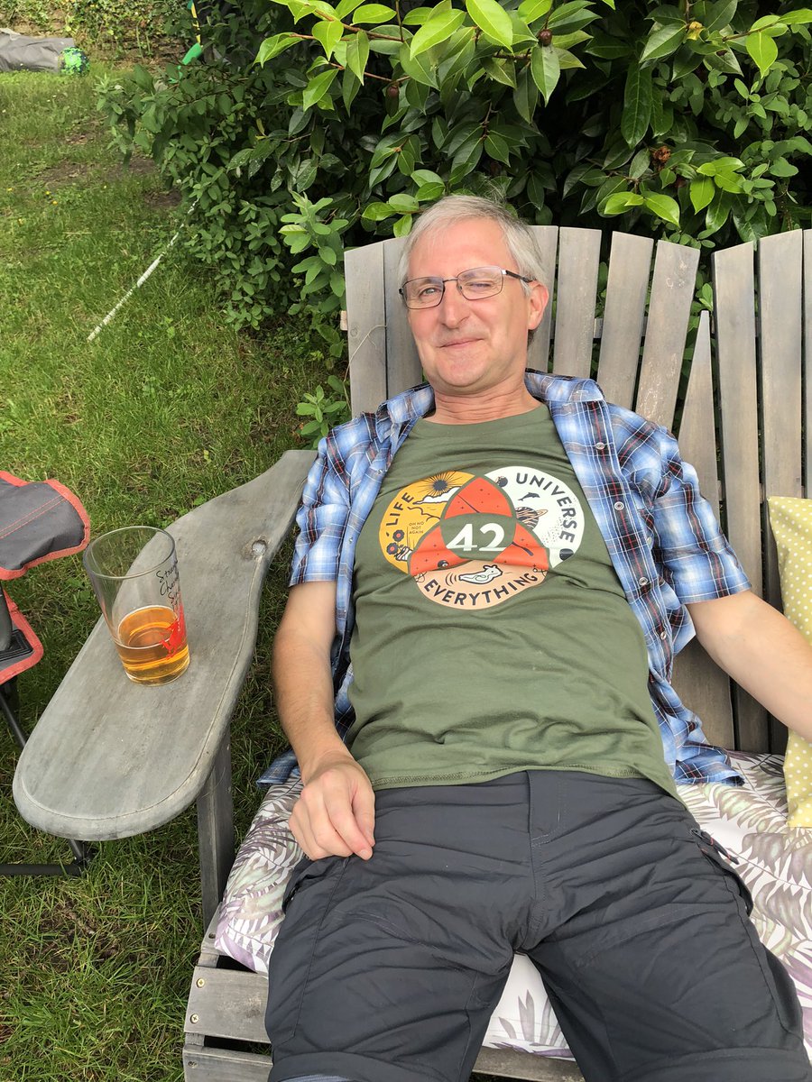 MattCosby's tweet image. My best mate Steve celebrates his 50th year on Earth. Partner in crime on @ESA_ExoMars and #Beagle2 built by listening to ‘Hitchhikers’, hence the birthday theme. He is not on @Twitter, so please wish him ‘Happy Birthday’.