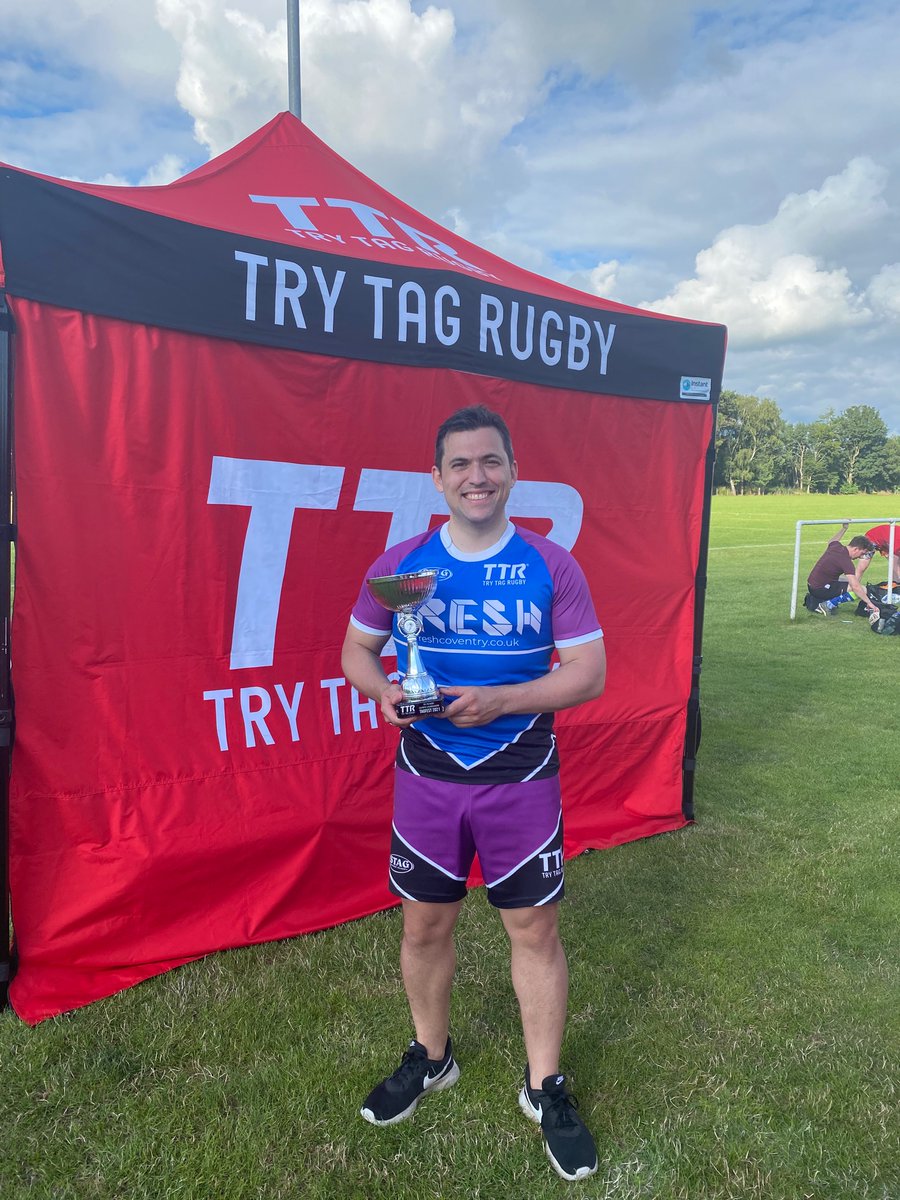 MikeParkerRBC's tweet photo. Great day out at @TryTagCandW #Tagfest in #Leamington, even managed to come away with some silverware! 🥳🏆 Well done @troyperkins1976 and the team organising another great tournament 👏 https://t.co/an596O12ZS
