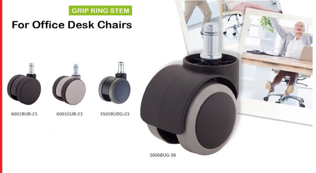 Several people’s knowledge is to put a transparent pad under the chair in order not to scratch the wooden floor. All of the problems can be solved by replacing a set of PU caster #enjoycaster #office-chair