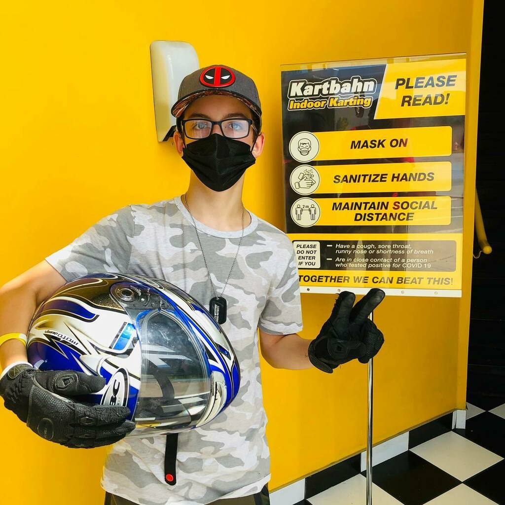 Thanks to the amazing crew at <a href="/kartbahnracing/">Kartbahn Racing</a> for yet another awesome Nephew-Uncle visit! Always treating us super well and definitely giving Uncle the fast car!! 😜 Capped it with a dipped cone which melted into my lap almost immediately! instagr.am/p/CRJ9DOXJpbo/