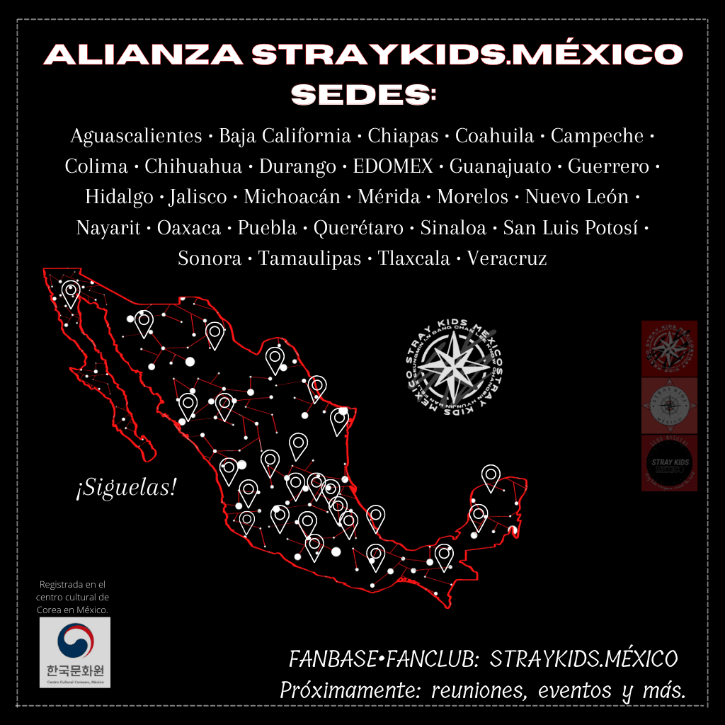 Stray_KidsMex's tweet photo. 🇲🇽¡Alianza STRAYKIDS.MEXICO!🇲🇽

Hemos trabajado arduamente durante mucho tiempo en esta nueva alianza y estamos orgullosas de presentarselas:

🖇️: https://t.co/kFbaBrz5Xn

+⇣+⇣+ https://t.co/dfw80xPZPn