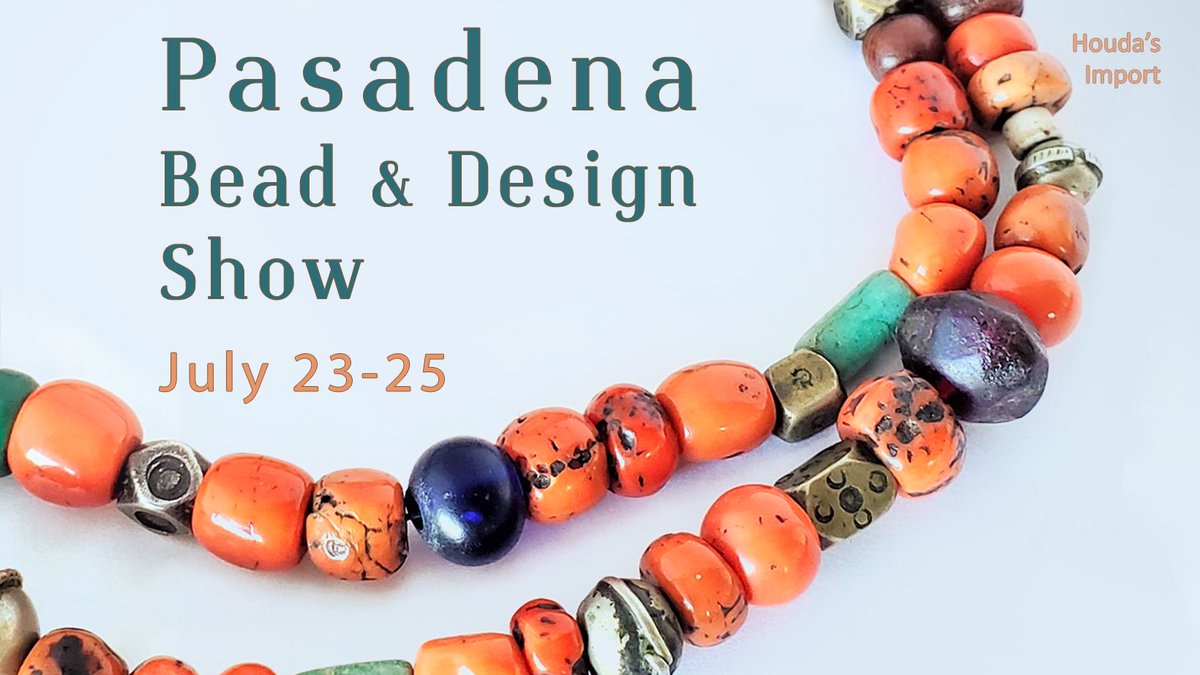 beadanddesign's tweet photo. After an 18 month long hiatus we are thrilled to announce the return of in-person events, starting with the Pasadena Bead &amp; Design Show, July 23th-25th at Hilton Pasadena. Everyone is welcome to mingle, shop, and take in all the creativity! https://t.co/SrOeIDQYIf