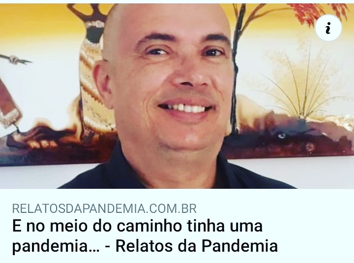ederdosdantas's tweet photo. Atendendo a convite da intrépida jornalista Zezé Béchade, resolvi dar um depoimento ao projeto "Relatos da Pandemia". Nele, eu conto minha experiência em meio ao isolamento provocado pelo Coronavirus. https://t.co/c2NUVmPuoA
