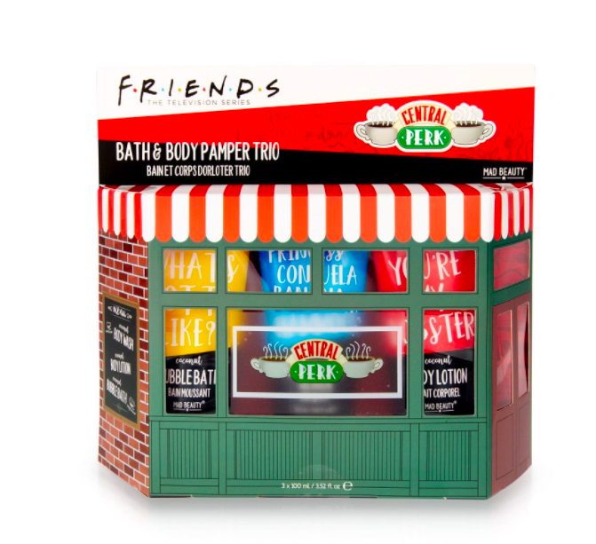 Any #Saturdaynight plans?
Friends it is! 
The one where we stayed in &amp; relaxed...
Our Friends Bath &amp; Body Pamper Trio is all you need for a a little #metime 
Coconut Body Scrub, Body Wash &amp; Lotion to complete your top to toe pamper.

#madbeauty #friendstvshow #pampertime #metime