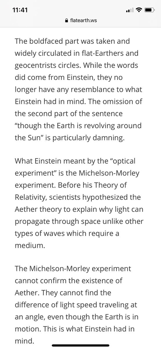 RealAceFox1's tweet photo. @ave383 @AshiePopper @PhuketWord @HarlysCorner Why didn’t you include the very next section of the webpage you took your quote-mining of Einstein from??
Interesting that you left that part out.
#DFOTY
2/2 https://t.co/7q8P94LKHE