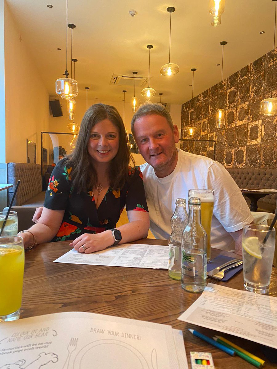 It’s good to be out - dinner and drinks - almost feels normal!