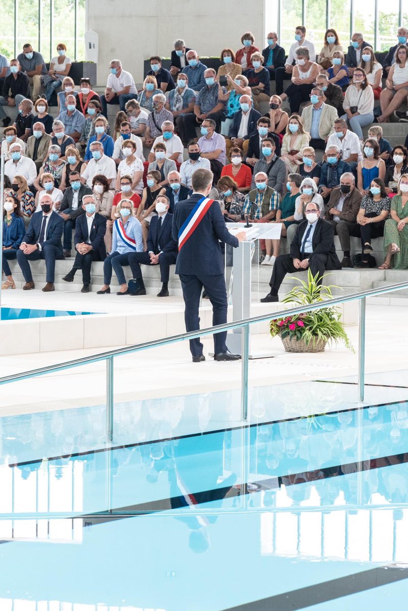 GilAverous's tweet photo. Déjà 19 000 visiteurs en un mois ! Ce matin avait lieu l’inauguration officielle du centre aquatique Balsan’éo à @Chateauroux36 ! 🏊🏼♂️ 💧 https://t.co/Jkh7dnU979