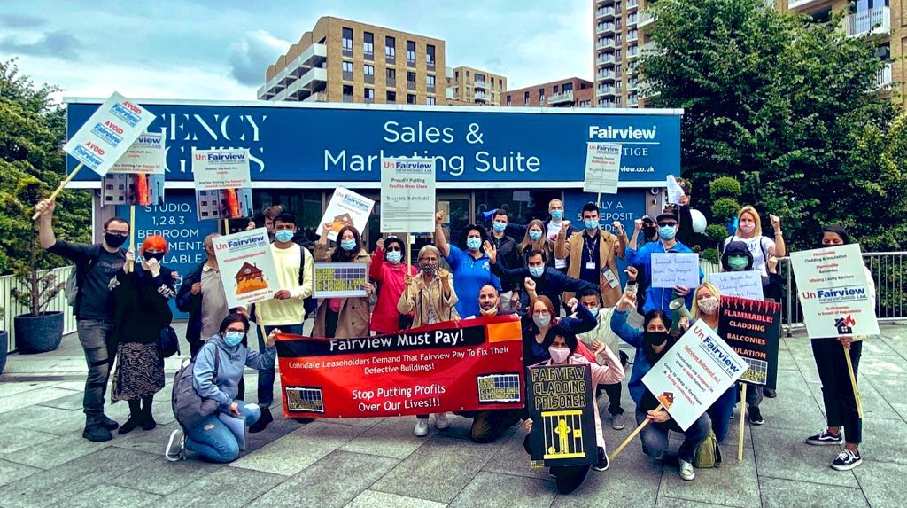 The cladiators assembled today had 3 things in common

✅ F😳😳😳ed by Fairview

✅ Not going away

✅ Not giving up

Together we can hit the developers where it hurts, their pockets — it’s the only language they understand

#EndOurCladdingScandal