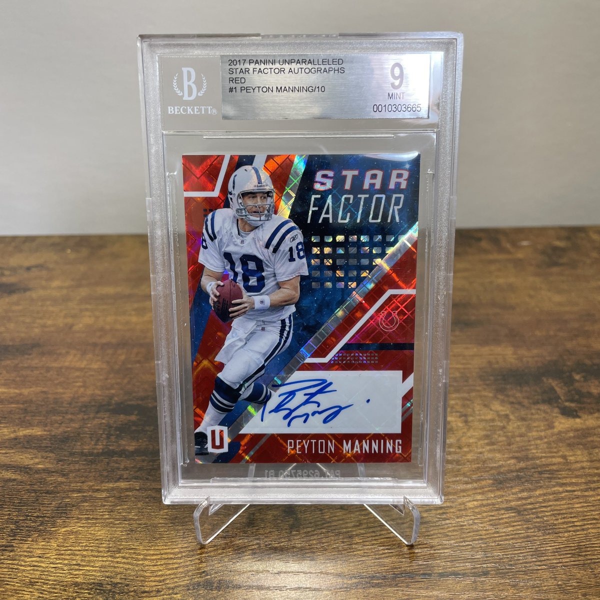 SaintsPc's tweet photo. Nice Payton Manning auto came in today, it’s /10!

#cards #nfl #manning #footballcards https://t.co/g0zBUYnY8Z