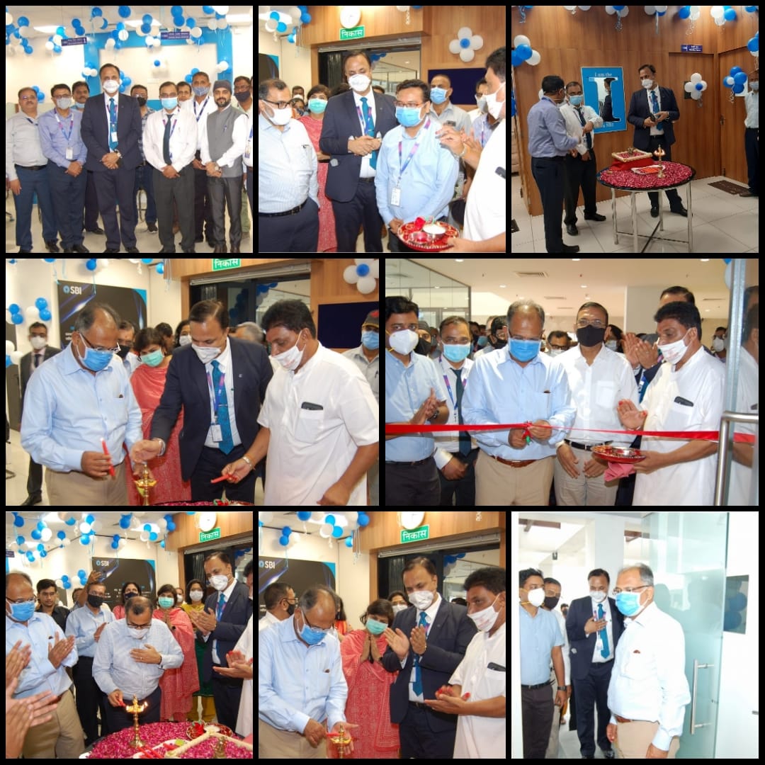 CGMSBIGnr's tweet photo. Dholera Industrial City Development Ltd Branch of SBI Ahmedabad at Dholera was inaugurated by Dr. Rajeev Kumar Gupta, IAS, ACS,Mines &amp; Minerals Dept, GoG. The function was attended by Shri Hareet Shukla, IAS,MD, DICDL, Shri Natubhai Patel, President,GCCI &amp; others.
@TheOfficialSBI https://t.co/wvXjE12AQh