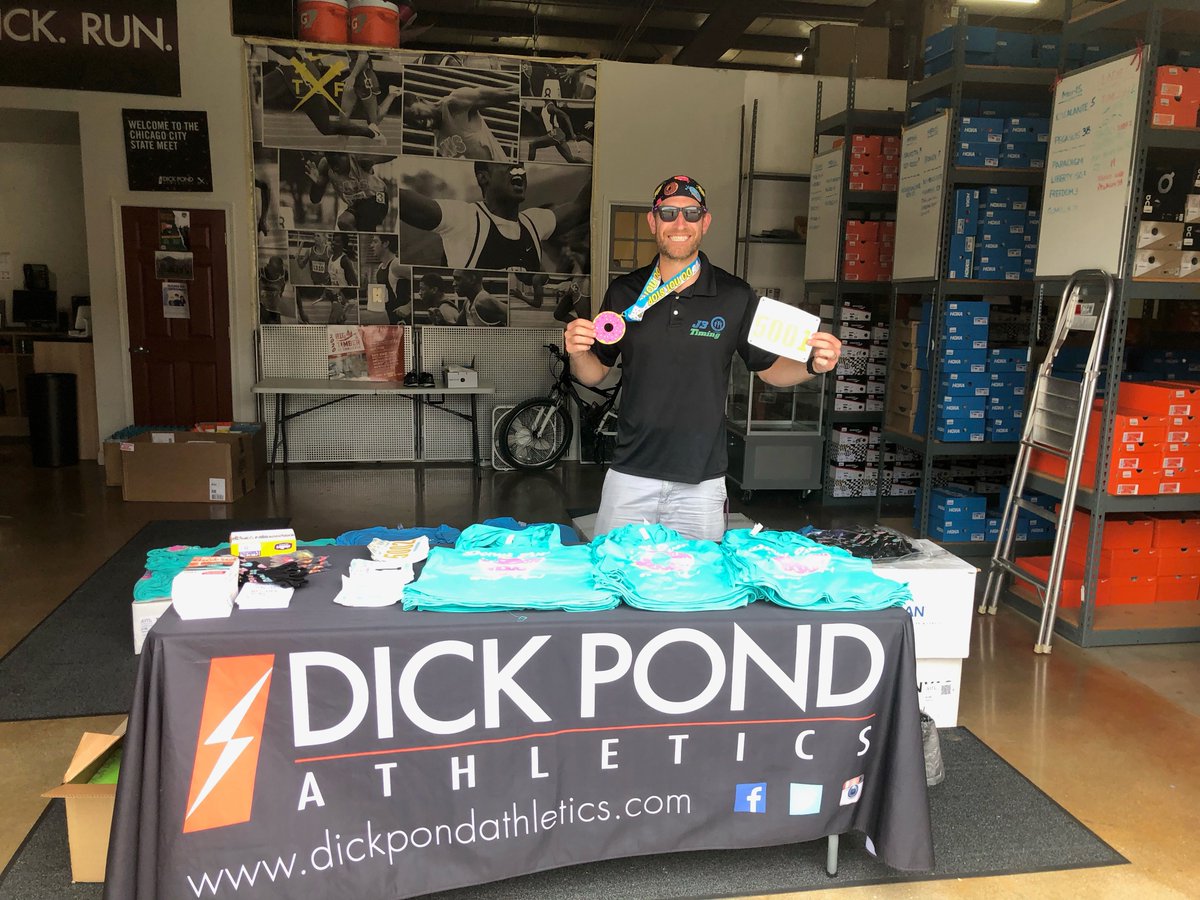 dickpondCS's tweet photo. All set up and ready to go for the Donot Stop Half Marathon Packet Pickup from 3-5 today. Take advantage of the 10% off apparel and accessories packet pickup special. #halfmarathon #donotstop #packetpickup #haveagreatrace https://t.co/g5j4nI4znv