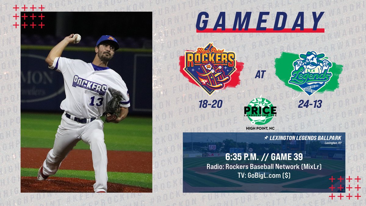 High Point Rockers (@rockersbaseball) on Twitter photo Happy Saturday! Let's go for game two
π | <a href="/LexingtonLegend/">LexingtonLegend99</a>
π | Lexington Legends Ballpark
βΎοΈ | 6:35 P.M.
π» | bit.ly/3vIXAti
πΊ | bit.ly/2St3Yqj ($)
#RockOn #KeepRocking Happy Saturday! Let's go for game two
π | <a href="/LexingtonLegend/">LexingtonLegend99</a>
π | Lexington Legends Ballpark
βΎοΈ | 6:35 P.M.
π» | bit.ly/3vIXAti
πΊ | bit.ly/2St3Yqj ($)
#RockOn #KeepRocking
