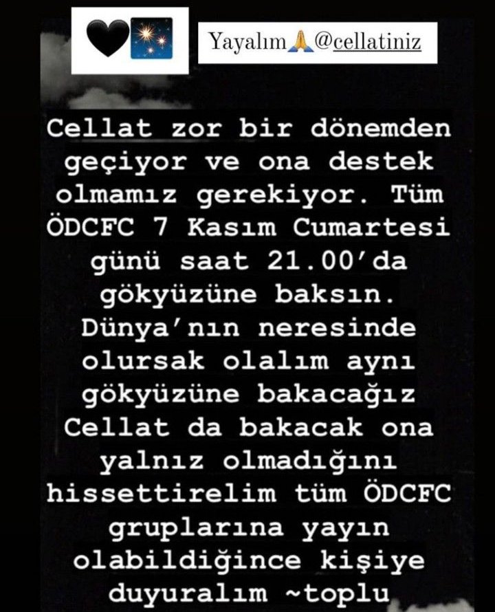 arkadaslarimdan bekledigim dayanisma tam olarak bu