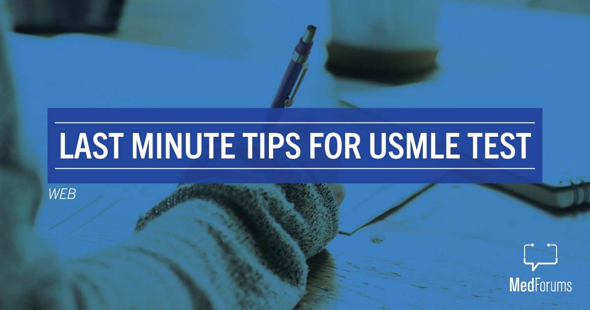 About to take the #USMLE? Here are some last minute tips. These tips will make a difference in your score &amp; they work for all #steps. These tips are collected &amp; approved by many of the #medstudents that successfully passed the exam &amp;got the highest scores.
ow.ly/mP9T50FklzG