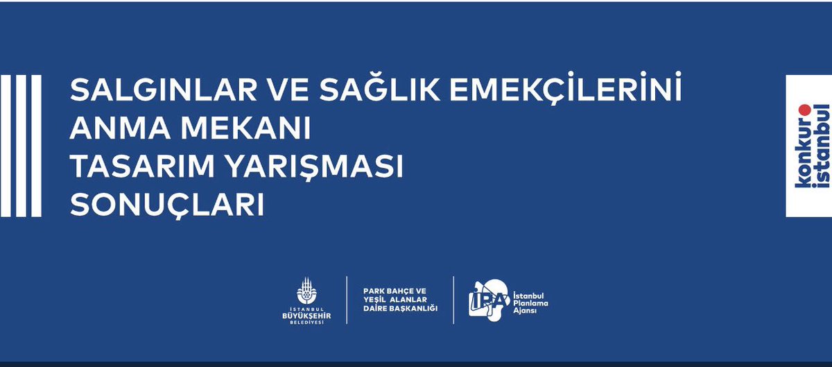 İBBnin düzenlediği “salgınlar ve sağlık emekçilerini anma mekanı tasarım yarışmasında” part time öğretim görevlimiz Gürkan Okta ve mimarlık bölümü hocamız Doç.Dr. Birge Yıldırım Okta’nın, yeni mezunumuz Cansu Erdem’in de bulunduğu ekip , birincilik ödülüne layık görüldü.tebrikler