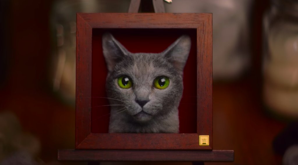 Yeah, I'd say that's a pretty good likeness. Pre-tty good. #Caturday #NetflixCatPeople #hahahowdoyoudothatseriously