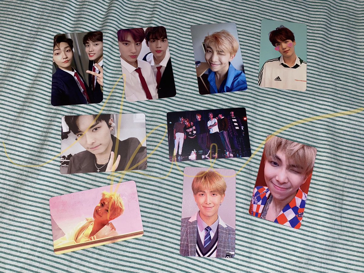 suhtuan's tweet photo. wts various pcs! 
• the boyz, bts, pentagon, monsta x 
• dm with offers or prices??
• willing to trade yoongi pc for hoseok pc 🤝 https://t.co/cZPfLJMGfa