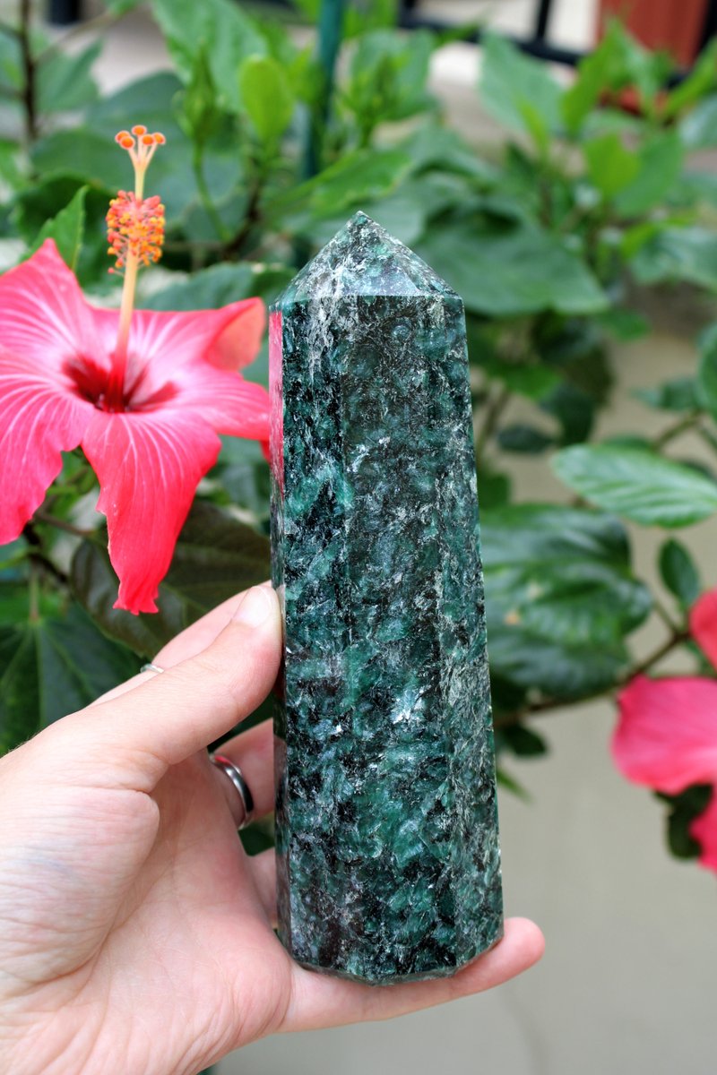 etsy.me/2TX6vtt #etsy #crystalshop #emeraldinmatrix #emeraldobelisk #emeraldcrystal #healing #generator #meditation
#Emerald enhances psychic abilities, opens clairvoyance, and stimulates the use of greater mental capacity.